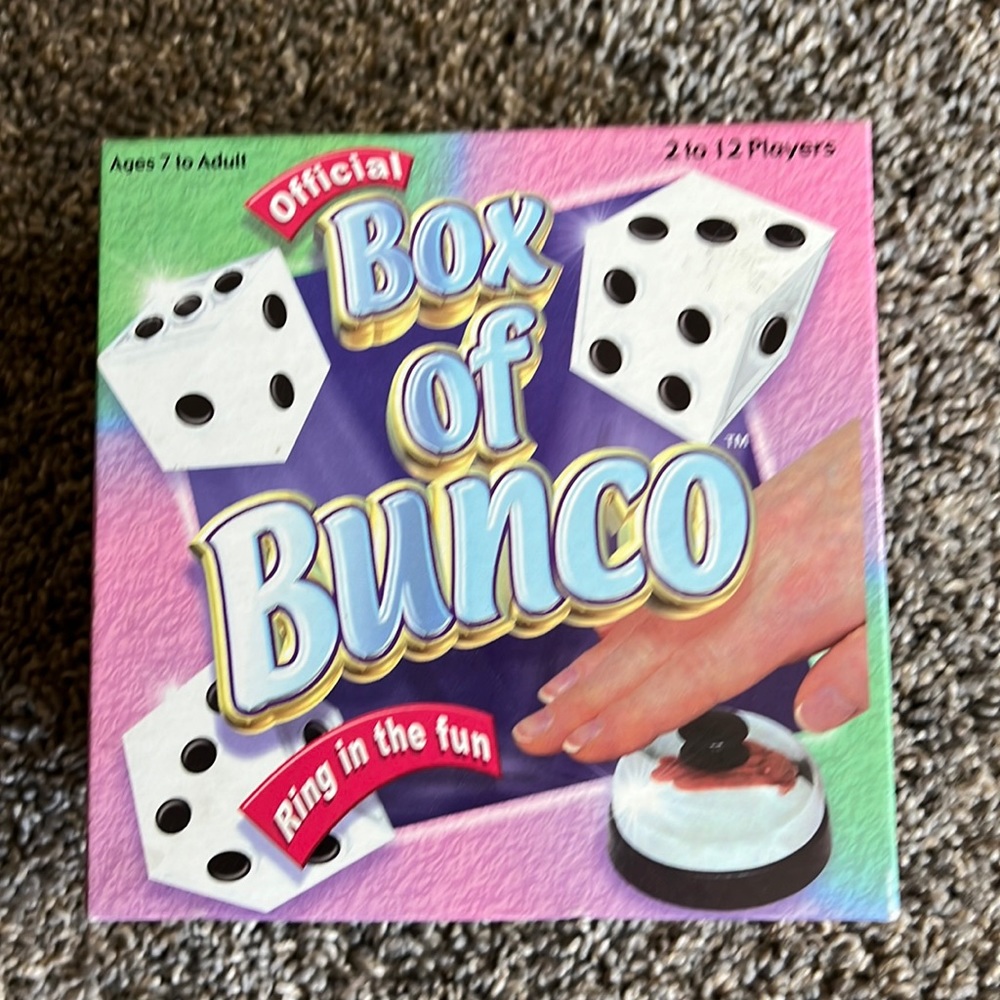 Box of Bunco game